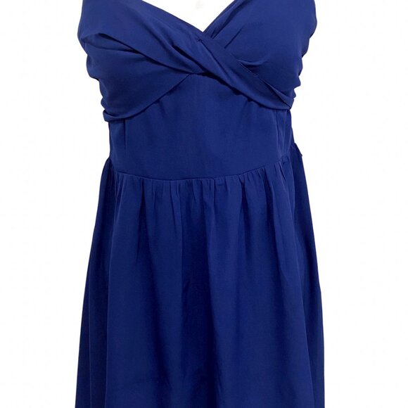 Roxy "For Shore" sweetheart twist neck strappy mini slip dress. Women's XL - Picture 4 of 13